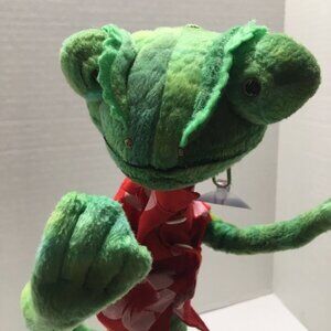 Rango Johnny Depp Green Lizard 12" Plush Toy Figure Suction Cup Hook NWOT RARE